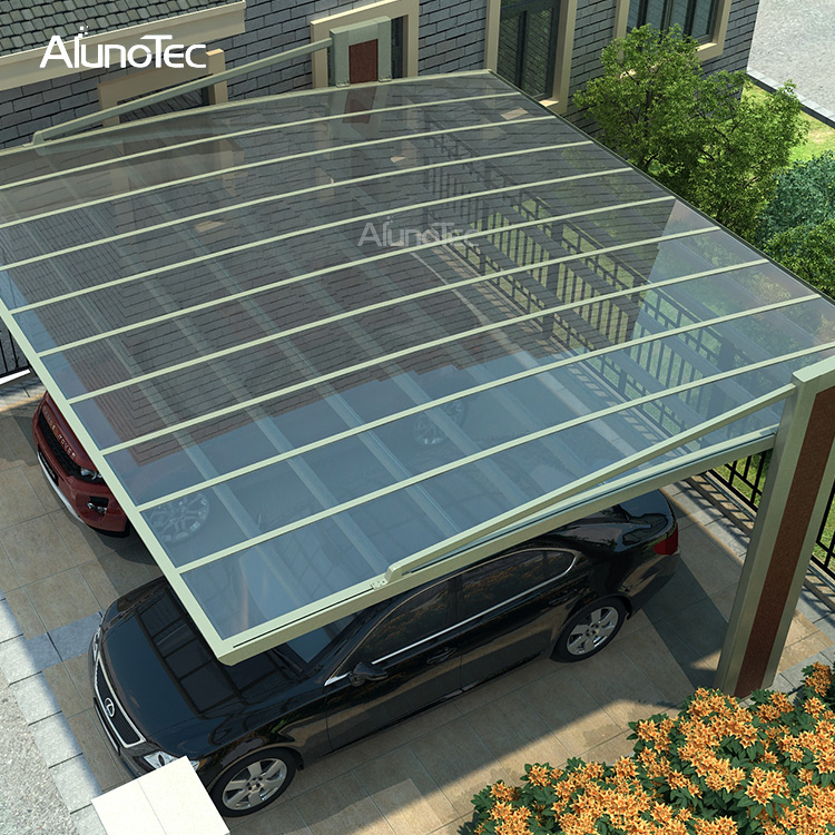 Prix ​​des abris solaires en feuille de polycarbonate les plus vendus pour le stationnement de voiture