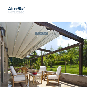 Personnalisez les auvents rétractables pliables en aluminium avec toit coulissant