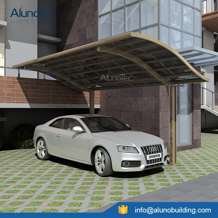 Le carport extérieur en aluminium couvre la feuille de carports de toiture en polycarbonate