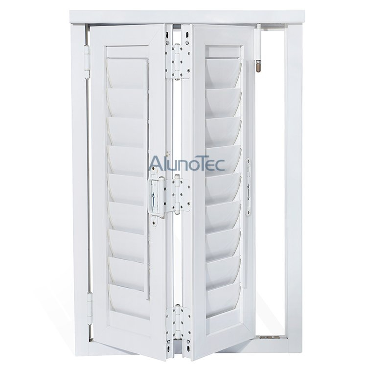 Volet en aluminium de persienne de mur extérieur pour Windows et portes