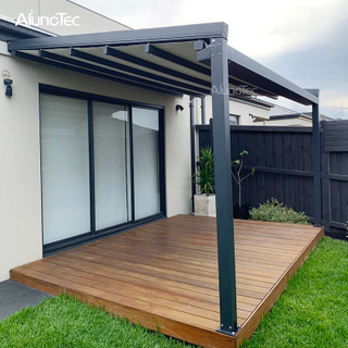 Grand toit de balcon de belvédère d'ombre extérieure avec système électrique