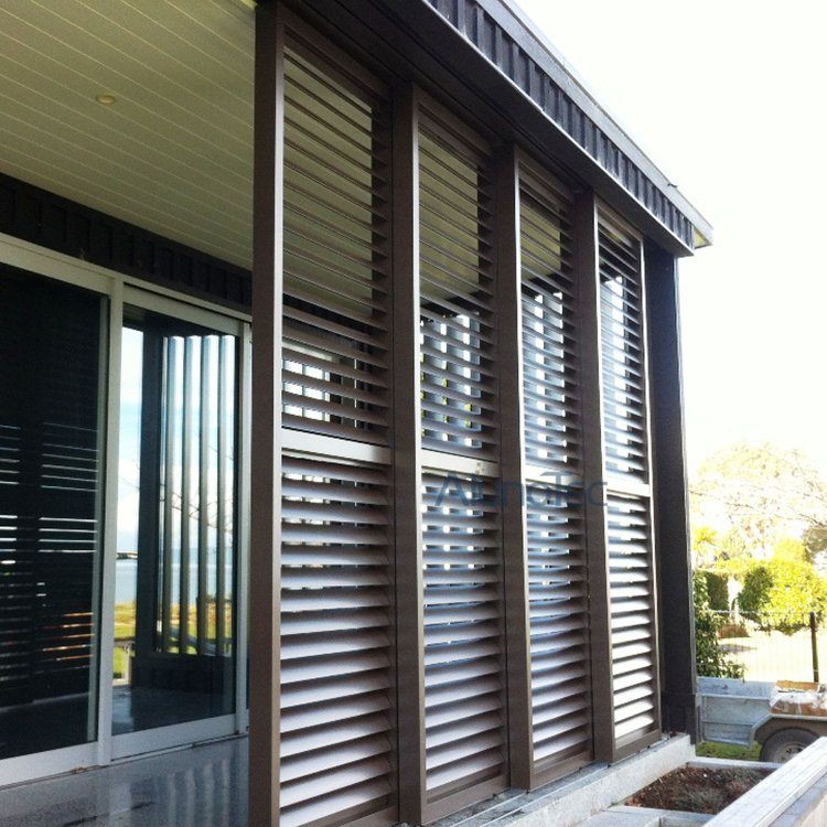 Fenêtre coulissante en aluminium de volet de persienne pour la décoration de bâtiment