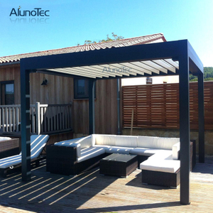 Pergola automatique en aluminium de persienne de toit de pergolas bioclimatiques extérieures modernes