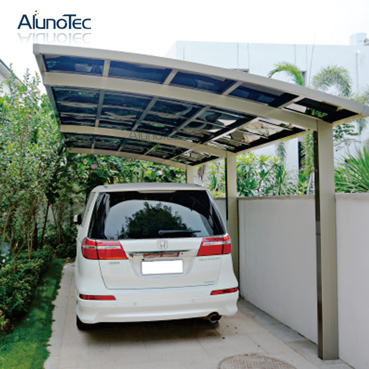 Couverture de pare-soleil extérieure en aluminium imperméable pour abri de voiture 
