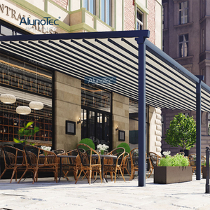Auvent imperméable en PVC pour restaurant, nouveau design, pour patio extérieur