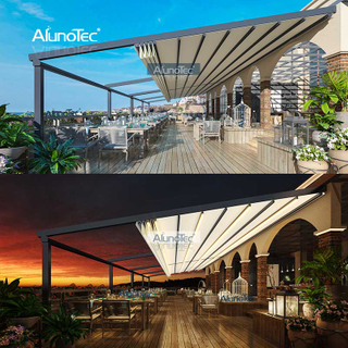 AlunoTec – auvent d'extérieur motorisé pour toit rétractable, pare-soleil pour Patio, auvent de jardin, pour jardin, prix