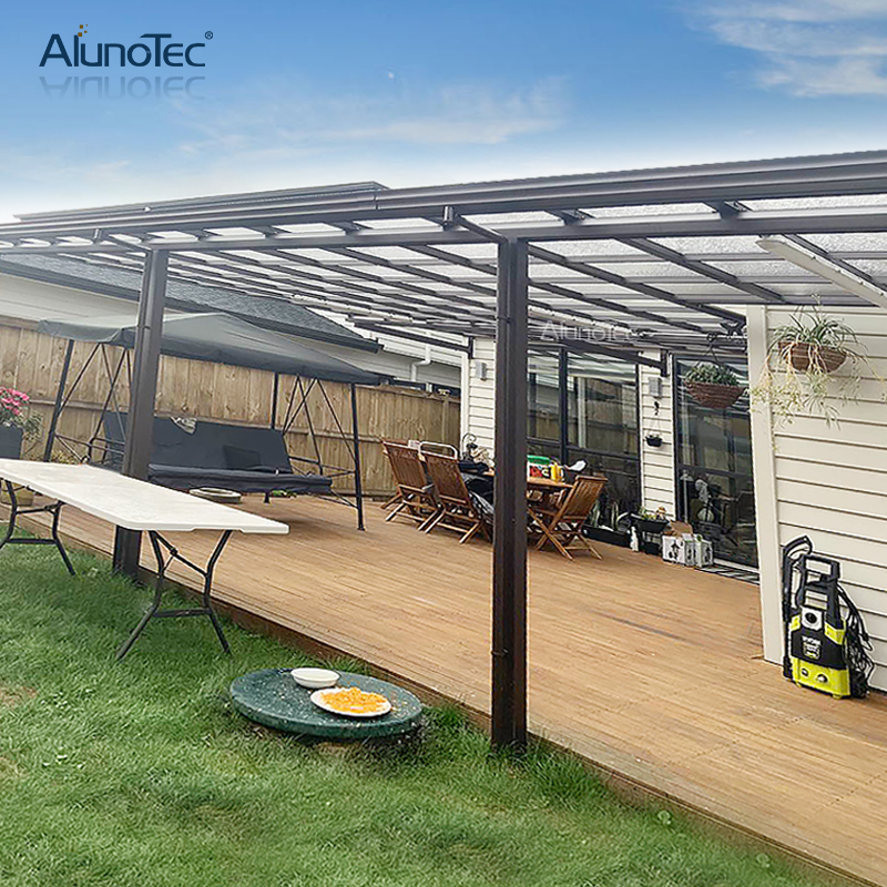AlunoTec – couverture solaire personnalisée en polycarbonate, auvent extérieur, balcon, terrasse, toit