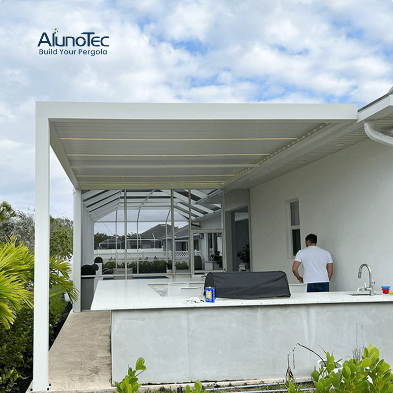 AlunoTec Couverture de porche d'arrière-cour pour zone de loisirs de construction de patio extérieur