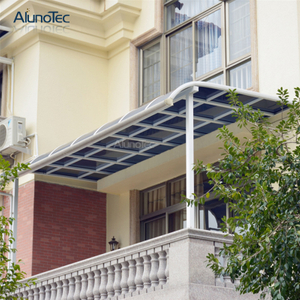 Auvent en polycarbonate prix d'usine auvent toit de patio en aluminium pour l'arrière-cour