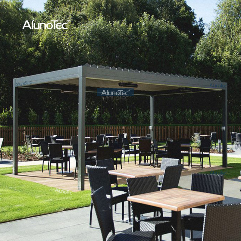AlunoTec Installer des pergolas de patio ouvertes en aluminium 24'x12' Dimensions Une pergola avec écrans