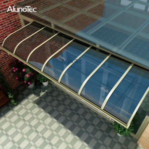  Toit de patio d'auvent en aluminium imperméable de la Chine pour la couverture de patio de balcon de fenêtre extérieure