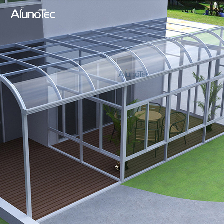 Conception imperméable d'auvent de patio de toit de polycarbonate de la Chine moderne avec la structure en aluminium 