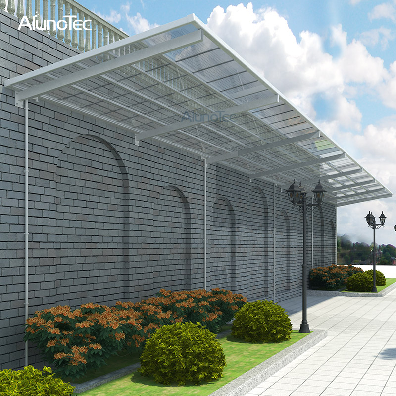  Toit de patio d'auvent en aluminium imperméable de la Chine pour la couverture de patio de balcon de fenêtre extérieure