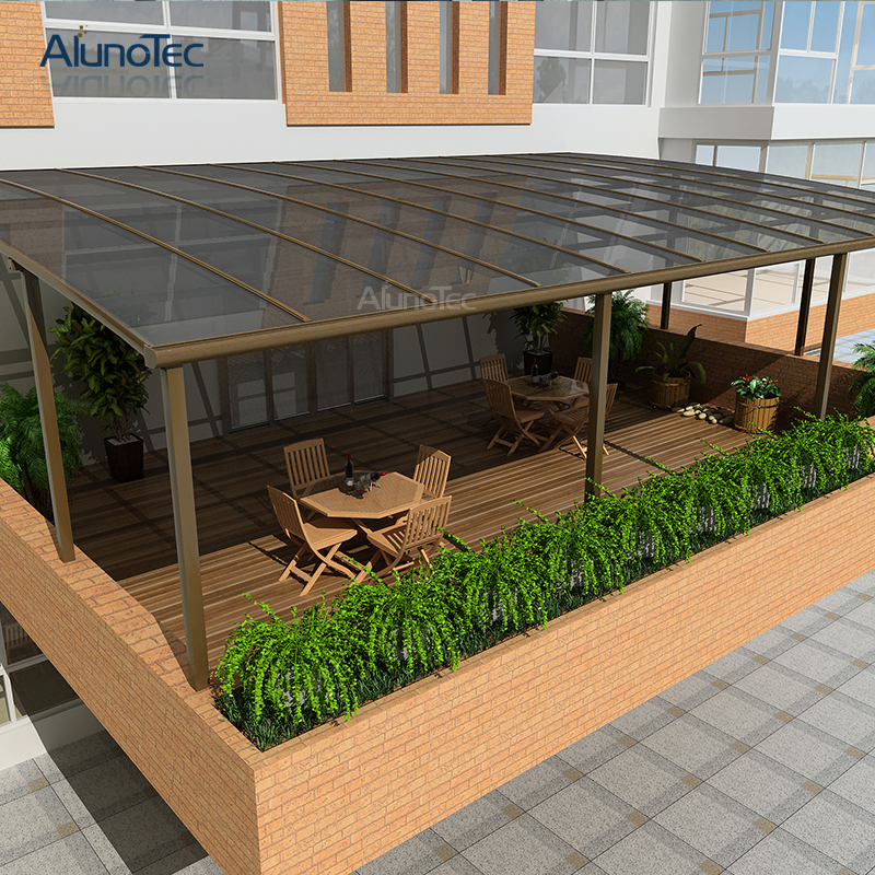 Auvent d'extérieur en aluminium étanche, toit pour fenêtre, balcon, couverture de Patio