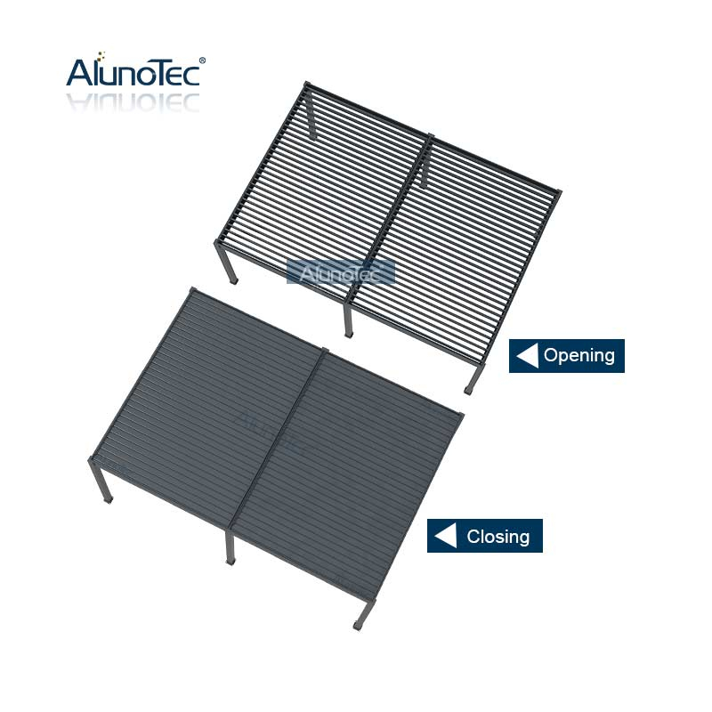  AlunoTec 3x3 4x3 3x5 4x6 prix d'usine attaché bâtiment Pergola nuances Pergo-eco pour le coût 